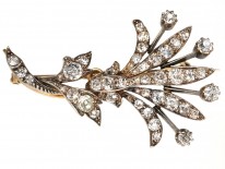 Victorian Diamond Spray Brooch ​& Pendant
