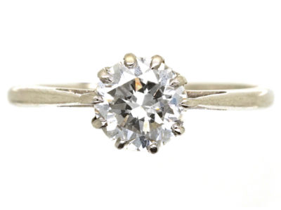 Platinum & Diamond Solitaire Ring