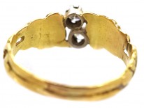 Art Nouveau Gold & Diamond Ring