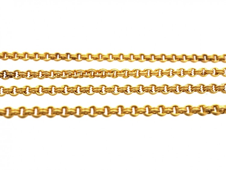 Edwardian 15ct Gold Chain