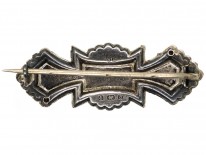Victorian Silver & Gold Overlay Name Brooch Annie