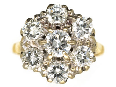 18ct Gold Diamond Cluster Ring