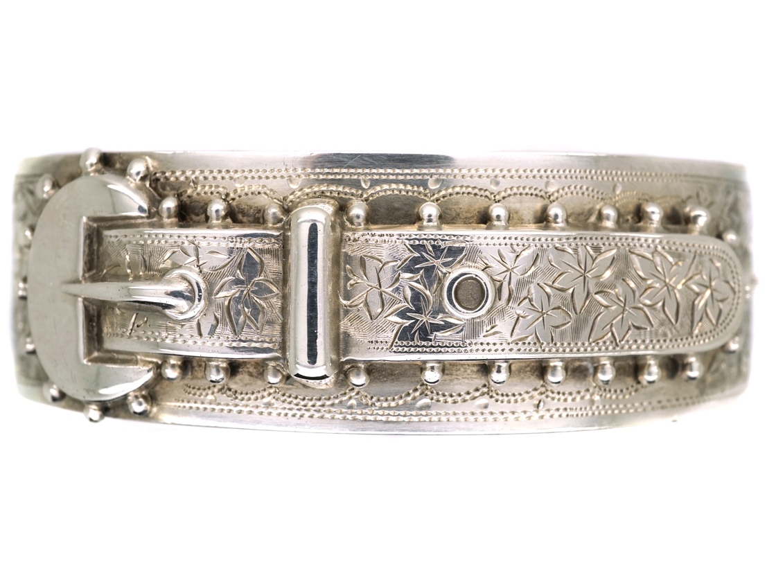 Antique Georgian Black Dot Paste Buckles Bracelet Belt – Mayveda Jewelry