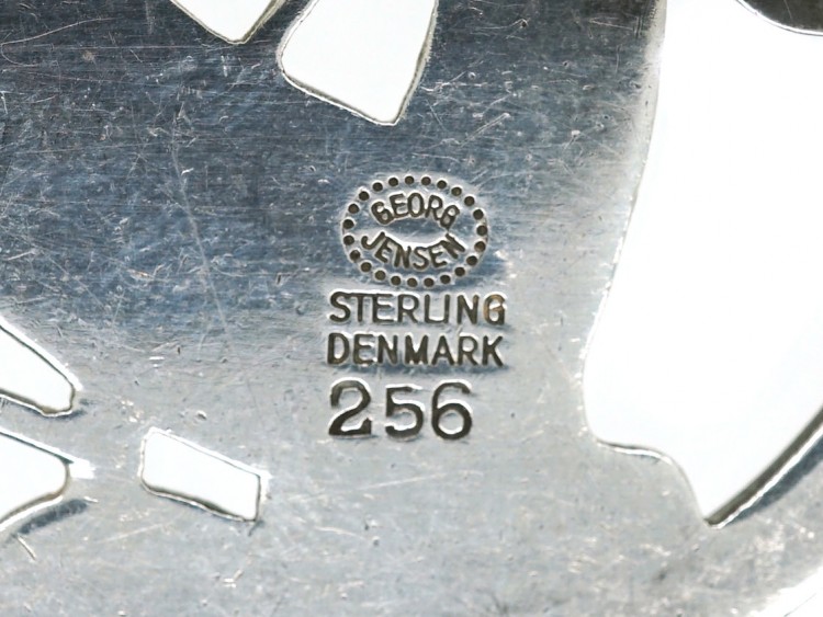 Silver Kneeling Fawn Brooch By Georg Jensen