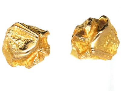 14ct Gold Round Earrings by Lapponia
