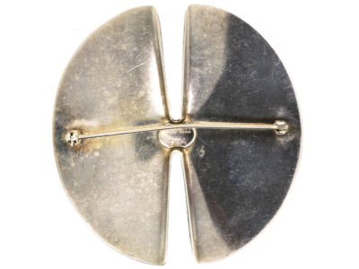 Silver Brooch By Georg Jensen