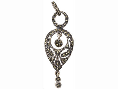 Marcasite & Silver Pendant