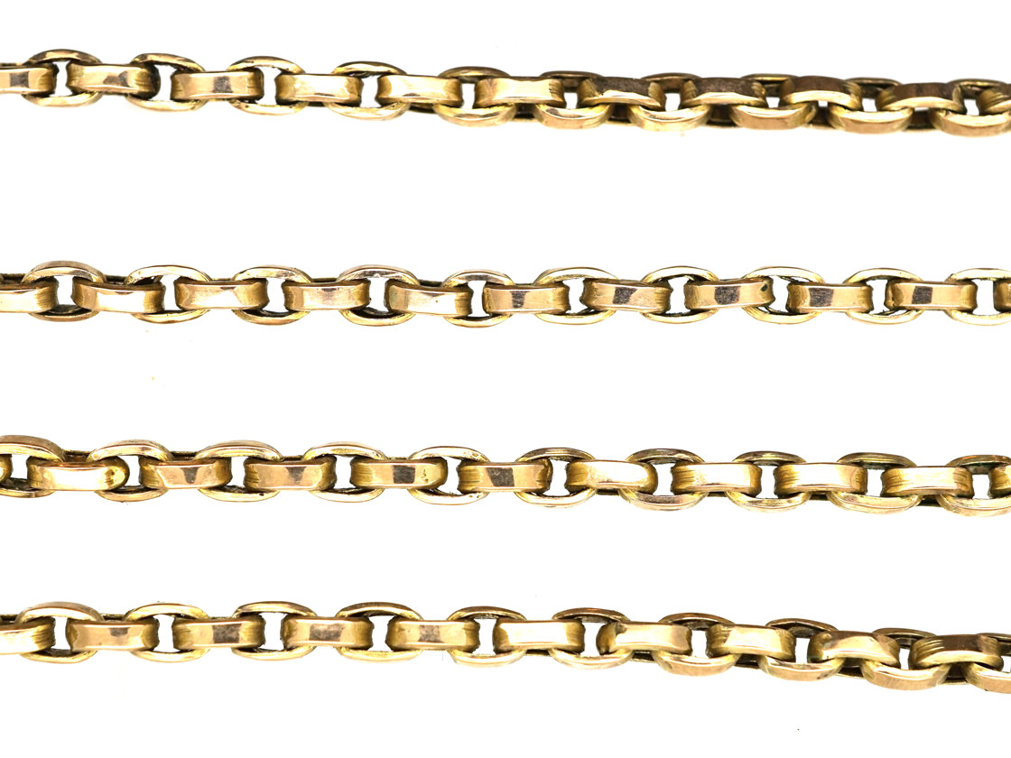 Victorian 9ct Gold Chain (161G) | The Antique Jewellery Company