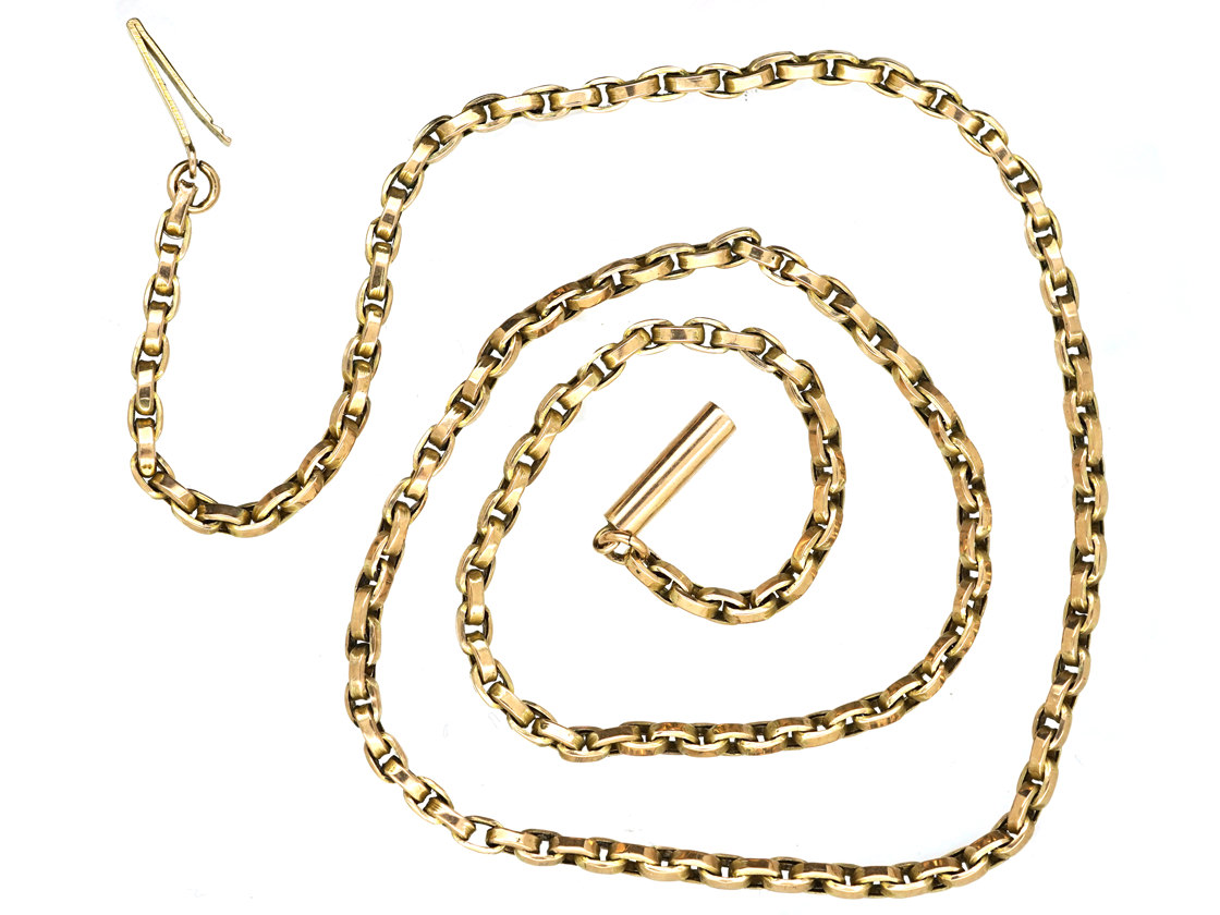 Victorian 9ct Gold Chain (161G) | The Antique Jewellery Company