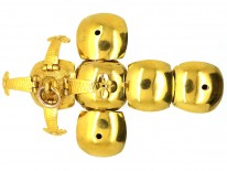 9ct Gold Masonic Ball on 9ct Gold Chain