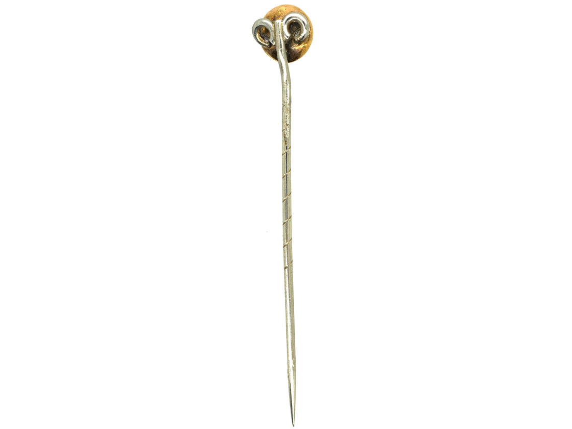 Victorian 15ct Gold & Diamond Tie Pin (989D) | The Antique Jewellery ...