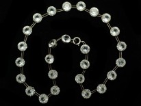 Art Deco Silver & Paste Necklace