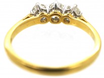 18ct Gold, Three Stone Diamond Ring