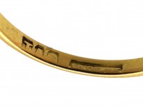 Edwardian 18ct Gold, Platinum, Sapphire & Diamond Twist Ring