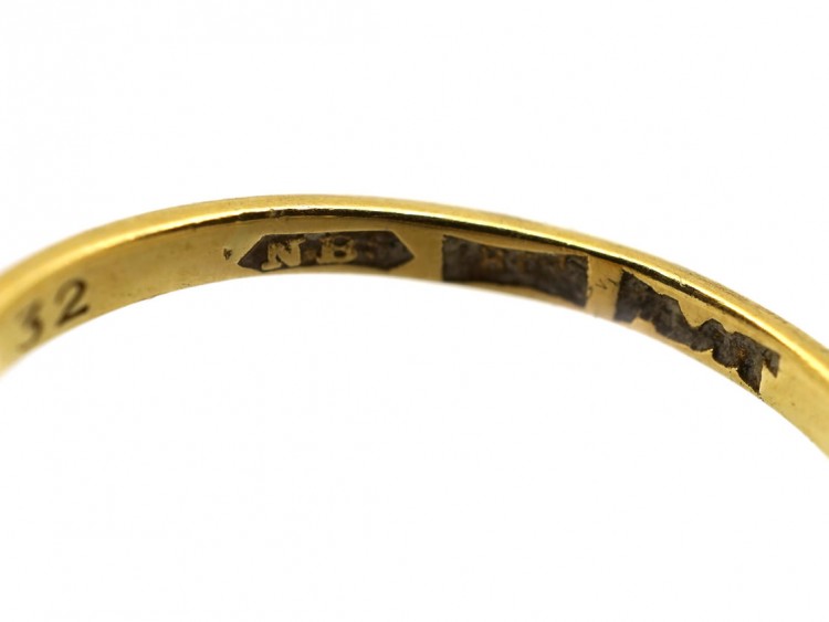 Art Deco 18ct Gold, Platinum, & Diamond Ring
