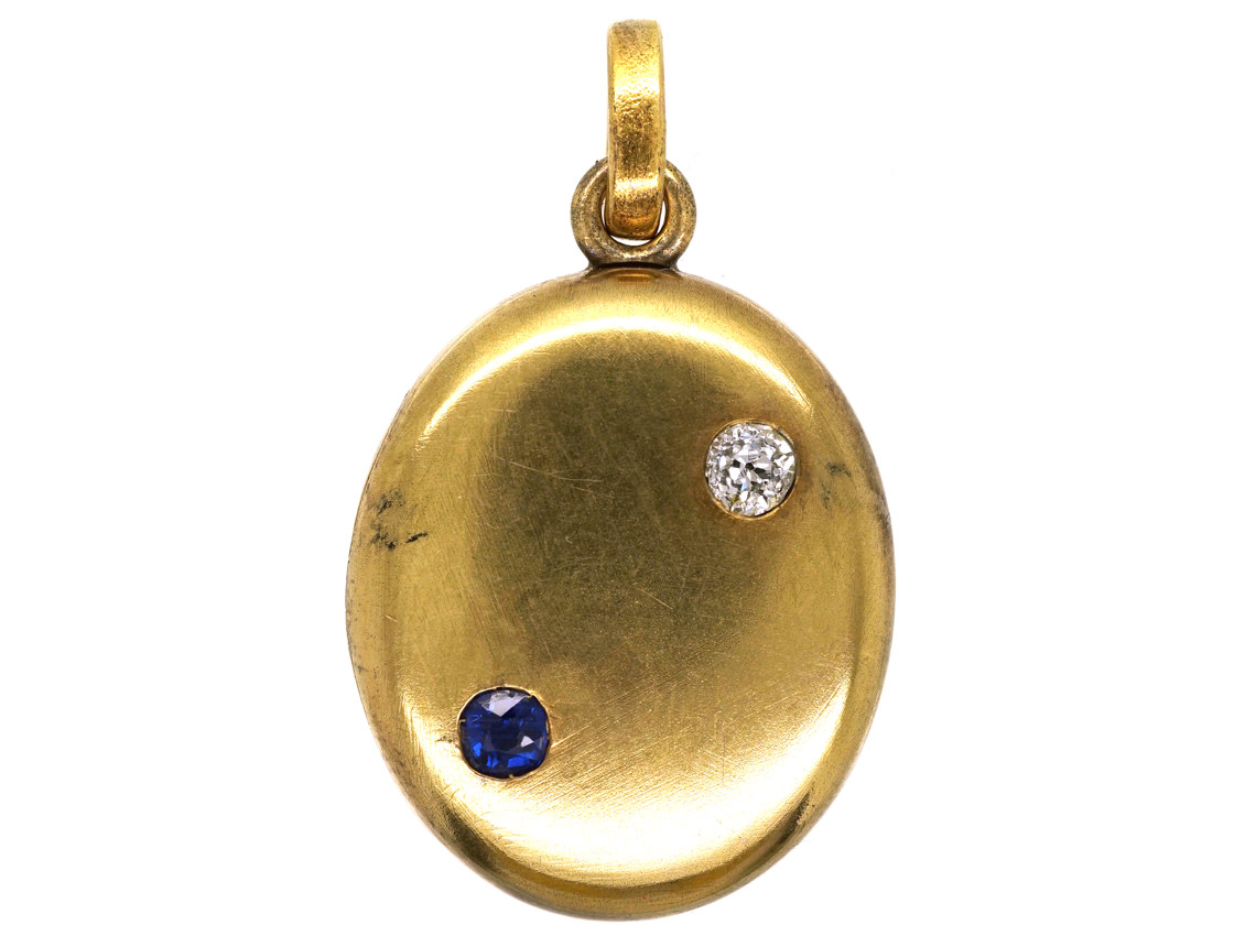 18 ct gold locket