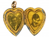 Edwardian 9ct Gold Heart Locket