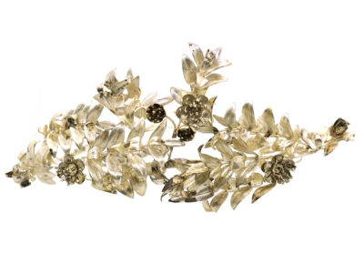 Victorian Silver Lilies Tiara