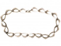 Swedish Silver Interlinked Necklace