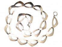 Swedish Silver Interlinked Necklace