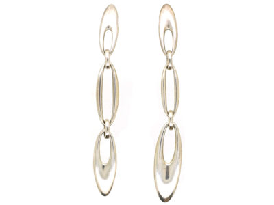 Georg Jensen Silver Drop Earrings