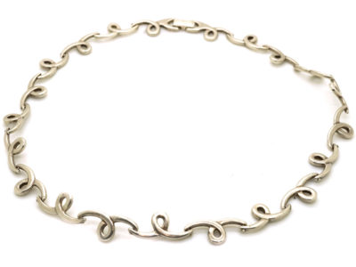 Silver Articulated Necklace