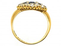 Edwardian 18ct Gold, Diamond & Sapphire Ring
