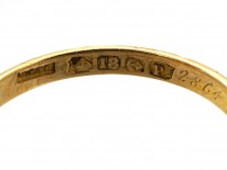 Edwardian 18ct Gold, Five Stone Burma Ruby & Diamond Ring