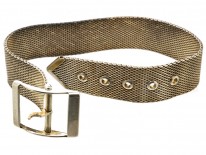 Silver 1930s Buckle Bracelet