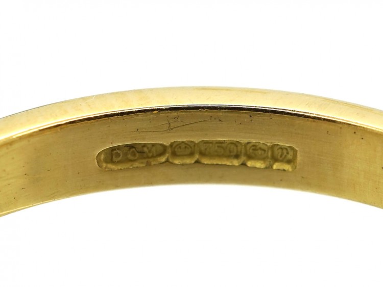 18ct Gold Three stone Diamond Ring