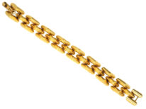 9ct Gold Retro Zig Zag Bracelet