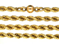 Edwardian 15ct Gold Prince of Wales Chain