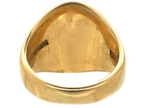 14ct Gold Signet Ring By Tiffany With Crest Intaglio