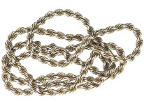 Long Silver Prince of Wales Twist Chain