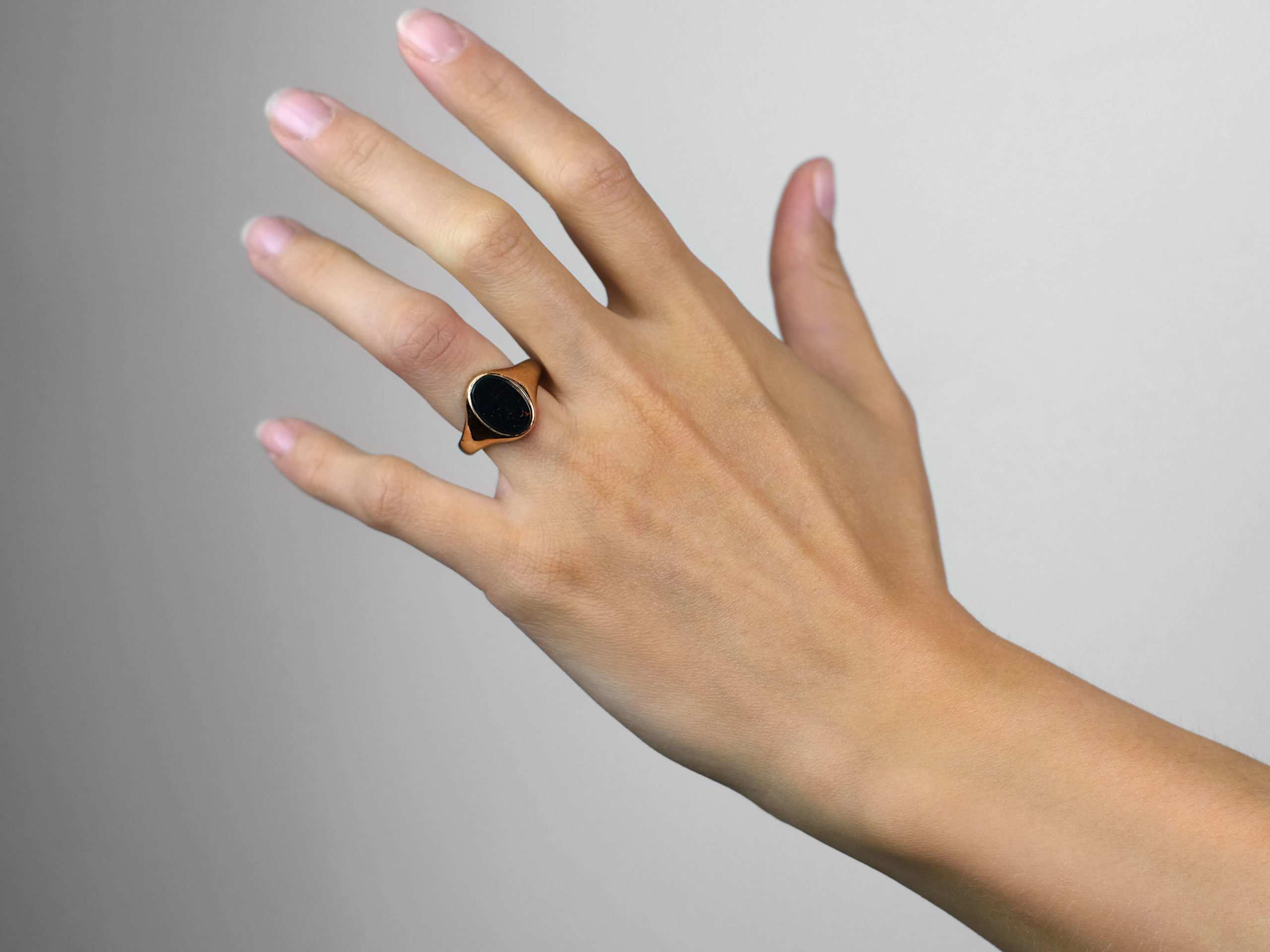 アクセサリー 9ct Bloodstone ring Birmingham 1942 9ct Bloodstone ring Birmingham 1942