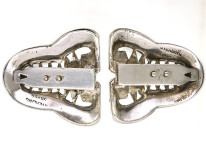 Pair of Silver & Marcasite Art Deco Clips