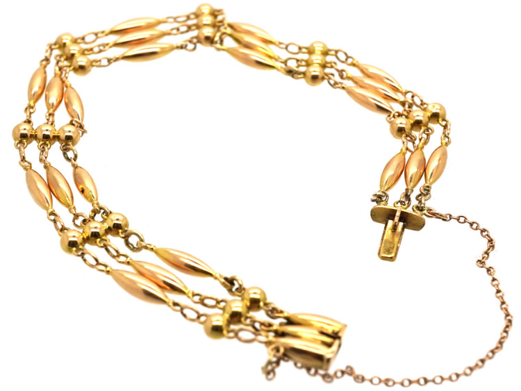 Edwardian 15ct Gold Bracelet