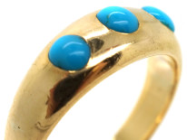 Victorian 15ct Gold & Turquoise Ring