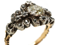 Georgian Diamond Cluster Ring
