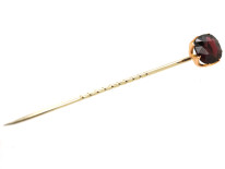 Victorian Gold & Garnet Tie Pin