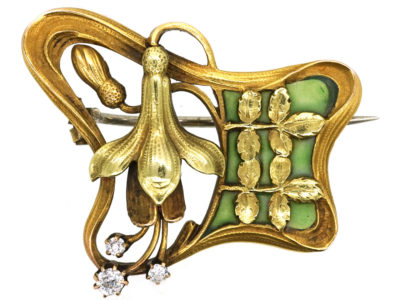 Abris art brooch -  France