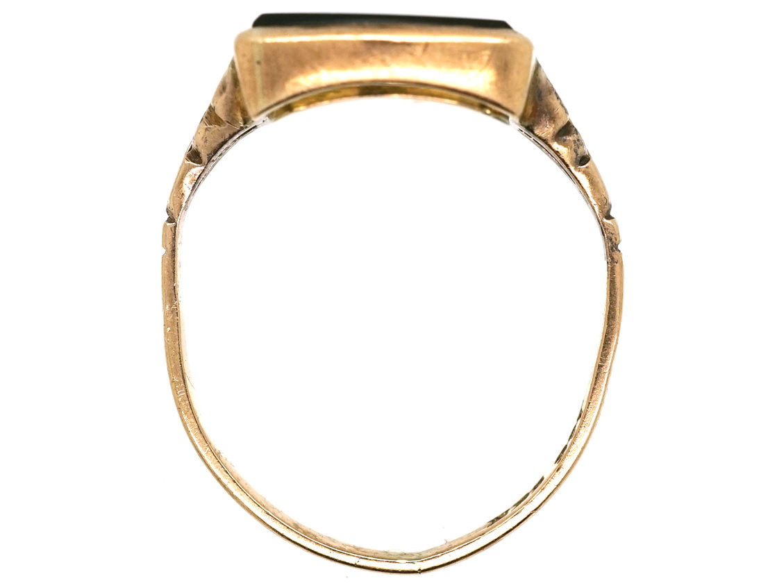 9ct Gold Green Hardstone Intaglio Ring of a Roman Centurion (865K ...