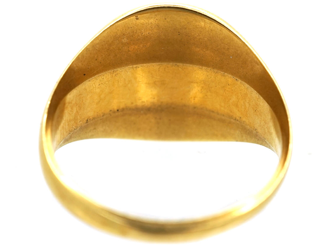 Victorian 18ct Gold Signet Ring With Crest Intaglio (864K) | The ...