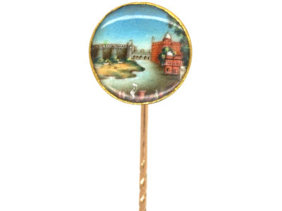 Victorian 18ct Gold Indian Miniature Tie Pin