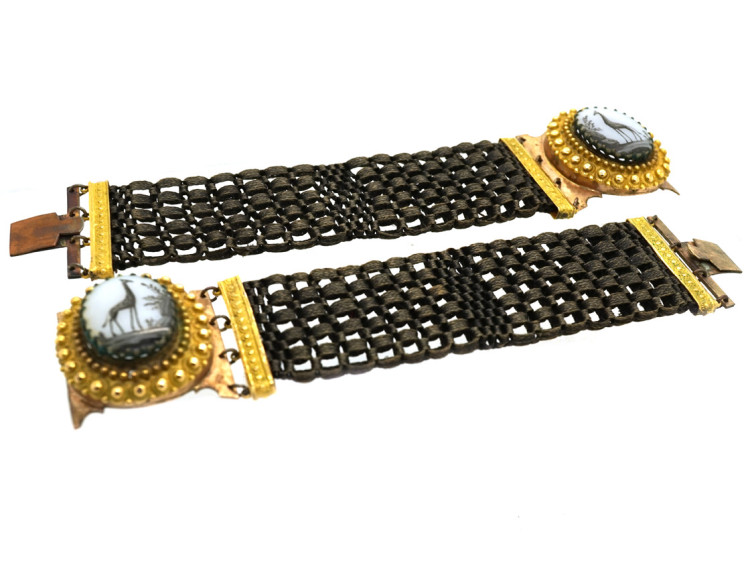 Georgian Pair of Giraffe Bracelets