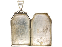 Victorian Aesthetic Period Silver & Gold Overlay Locket