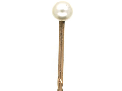 Edwardian Natural Pearl Tie Pin