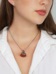 Georgian Silver Seal with Carnelian Base with a Crested Intaglio