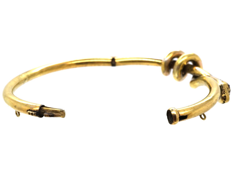 Victorian 15ct Gold Snake Bangle