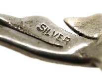 Silver & Marcasite Clip On Earrings